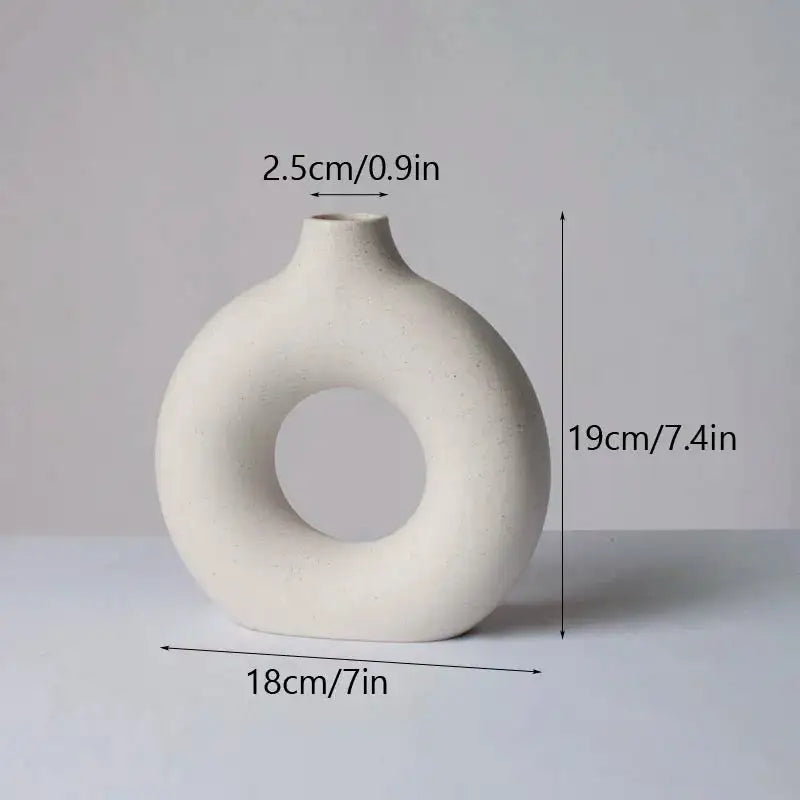 Round Ceramic Vase - Eloy Royal