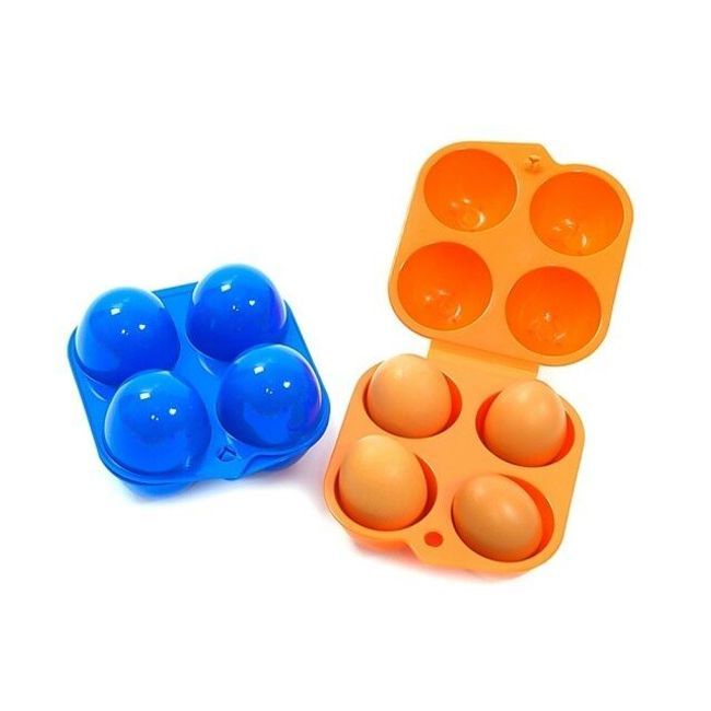 Outdoor Camping Tableware Portable Camping Picnic BBQ Egg Box Container Egg Storage Boxes - Eloy Royal