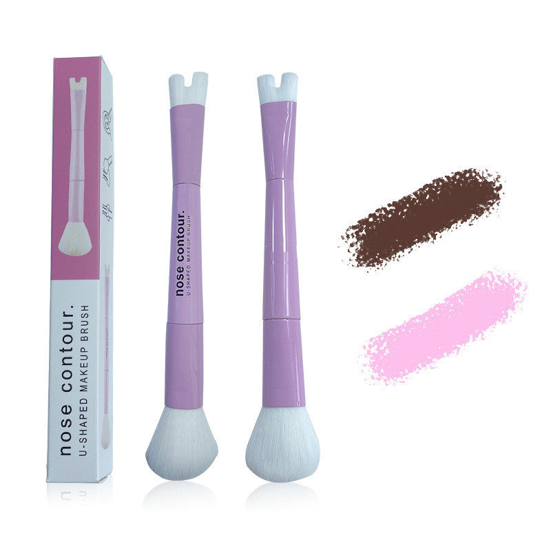 Two-in-one Nose Shadow Makeup Brush