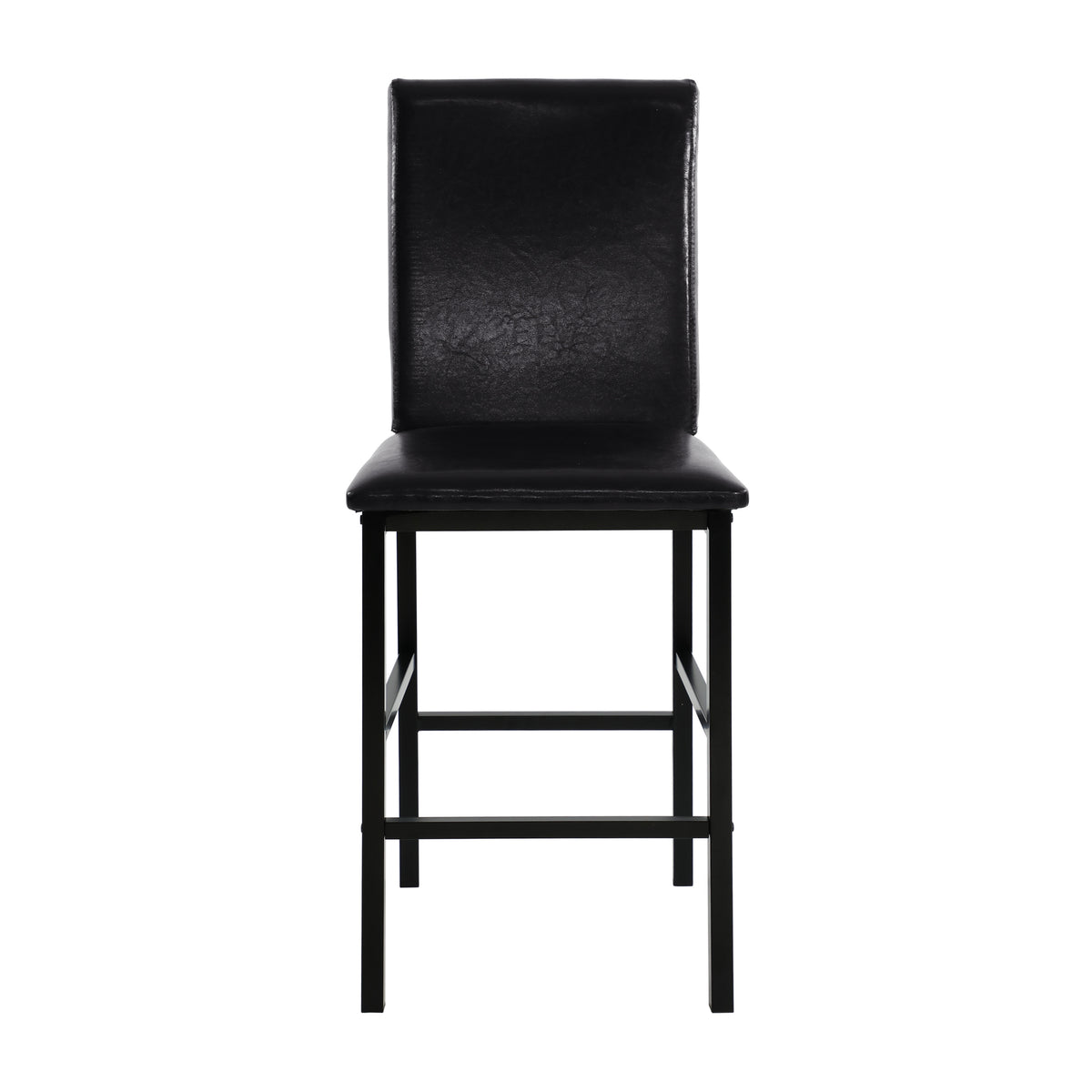 Counter Height Chairs Dining Room Transitional Set of 8 Brown