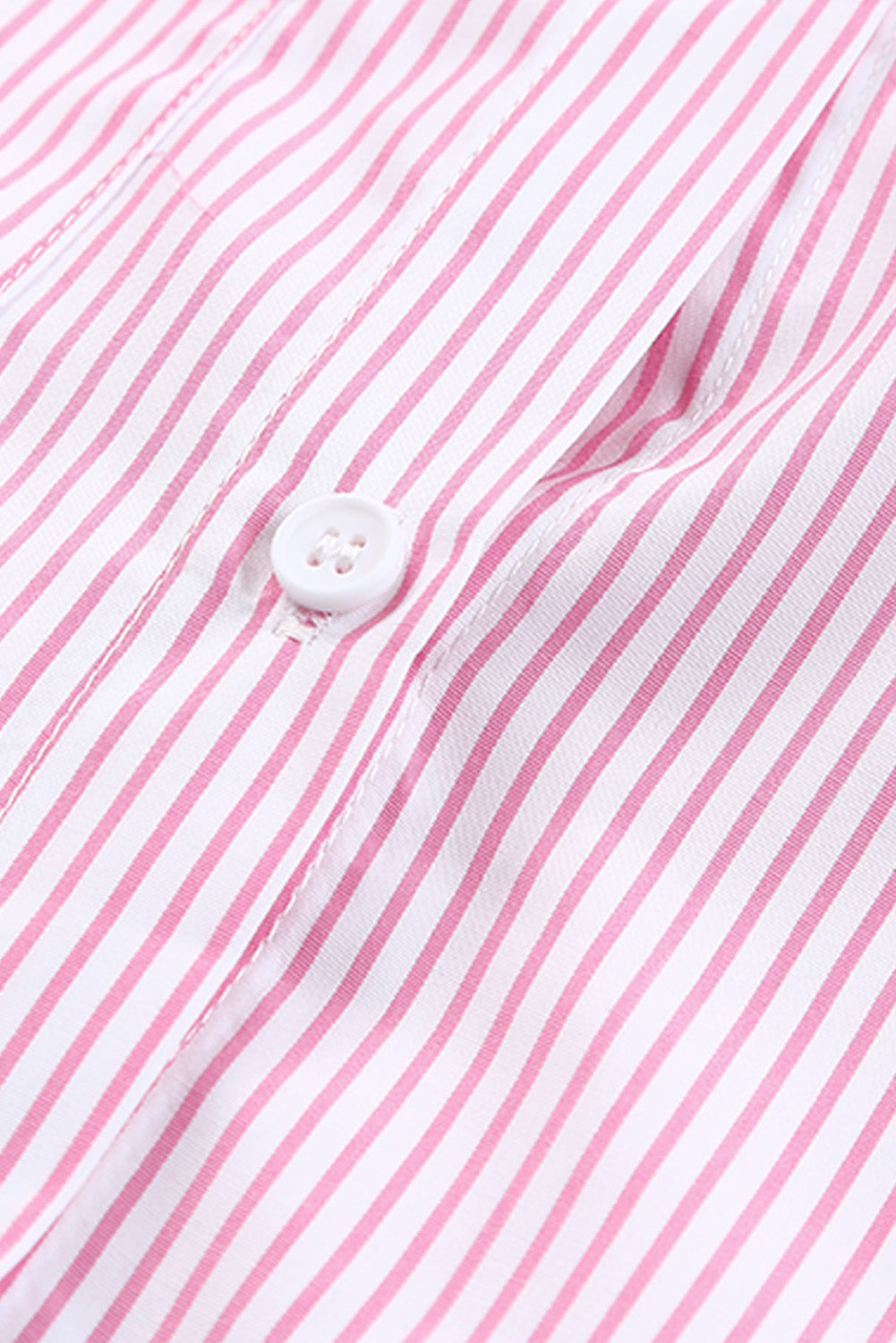 Light Blue Striped Casual Shirred Cuffs Shirt - Eloy Royal