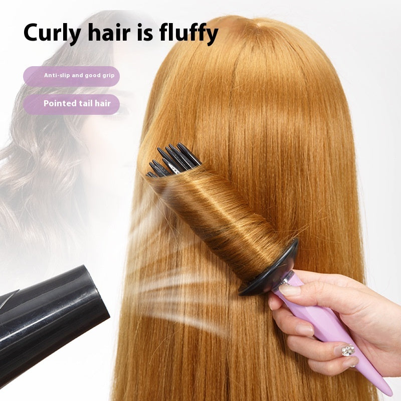 Hair Curling Comb Fluffy Air Long Handle Styling Comb