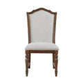 Side Chairs Dining Room Wood Veneer Traditional Set of 8 Gray