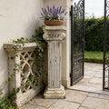 Pedestal Column Plant 38.18'' Tall Roman Column with Base Roman Pillar Greek Column Magnesium Oxide Large Size Statue Sculpture Pedestal Stand Holder for Indoor Outdoor Wedding Birthday Party Decor