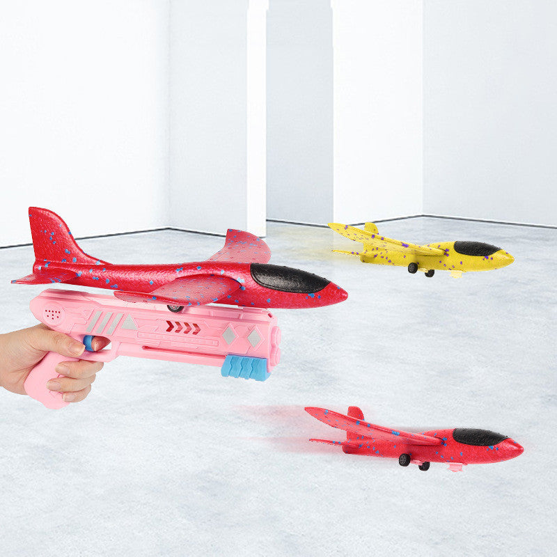 Ejection Foam Airplane Children's Toy Foam Gun