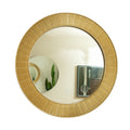 31'' Cyclis Mirror, Thick Gold Frame PU Art Decorative Mirror, Three Color Temperatures are Available, Suitable for Bathroom, Bedroom, Living Room, Corridor, Entryway, etc.