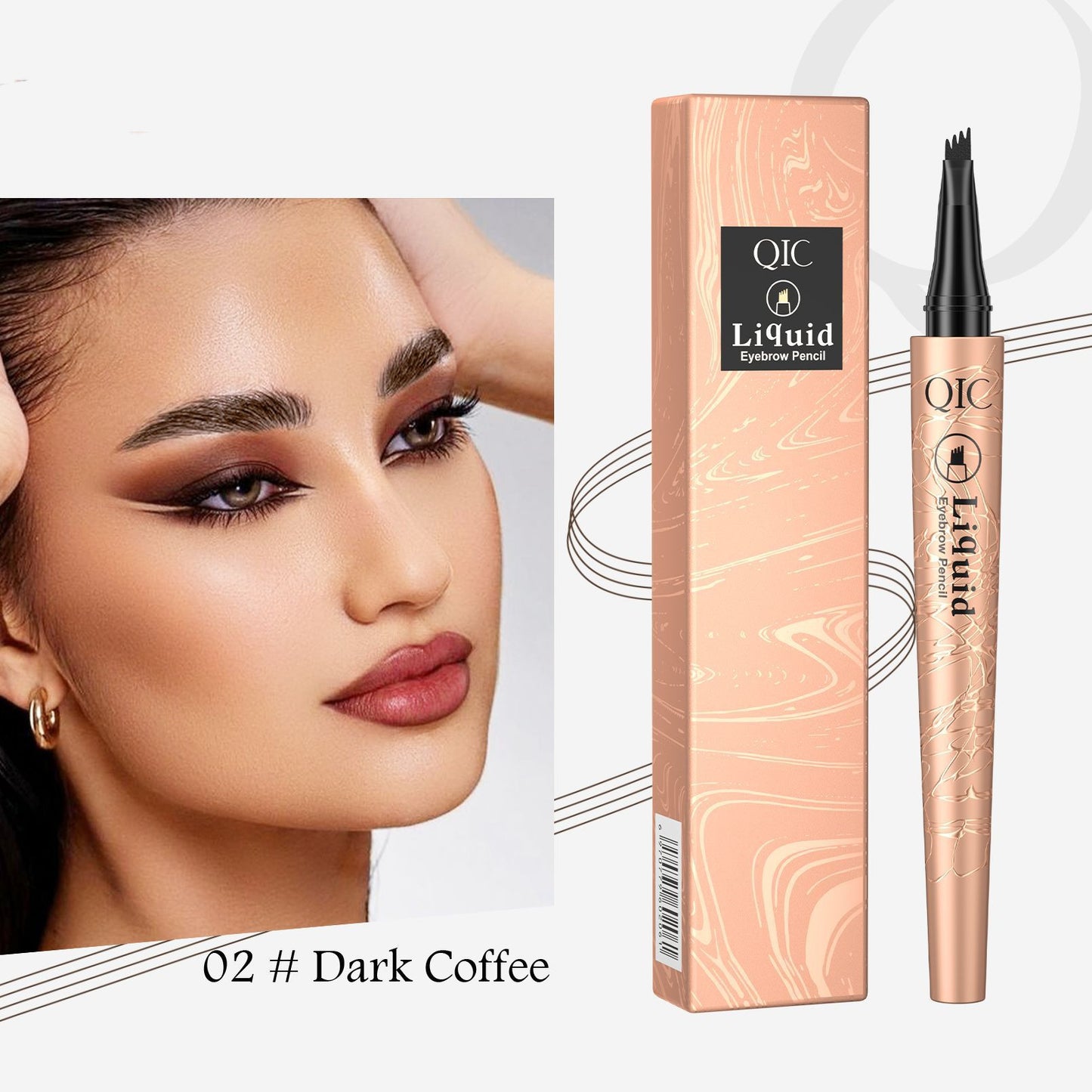 Liquid Eyebrow Pencil Ultra-fine Waterproof Sweat-proof Not Smudge