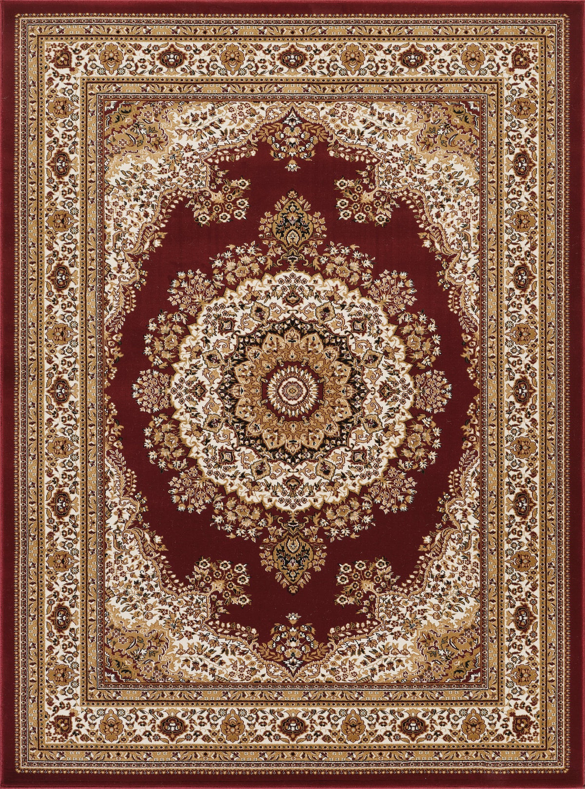 Manchester GC_HER5007 Red 5 ft. 3 in. x 7 ft. 3 in. Area Rug