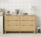 Closet Dresser,6 Drawer Double Dresser for Bedroom