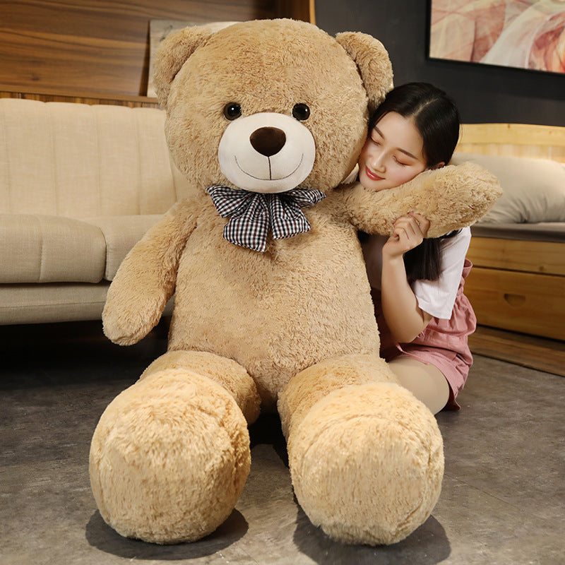 Large Teddy Bear Doll Hug Bow Tie Bear Plush Toy