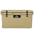 85 Quart Khaki Cooler, Bear-Resistant Rotomolded Ice Chest – Ultra-Tough Insulated Cooler with 6-Day Ice Retention for Camping, Fishing, Job Site & Off-Grid Adventures