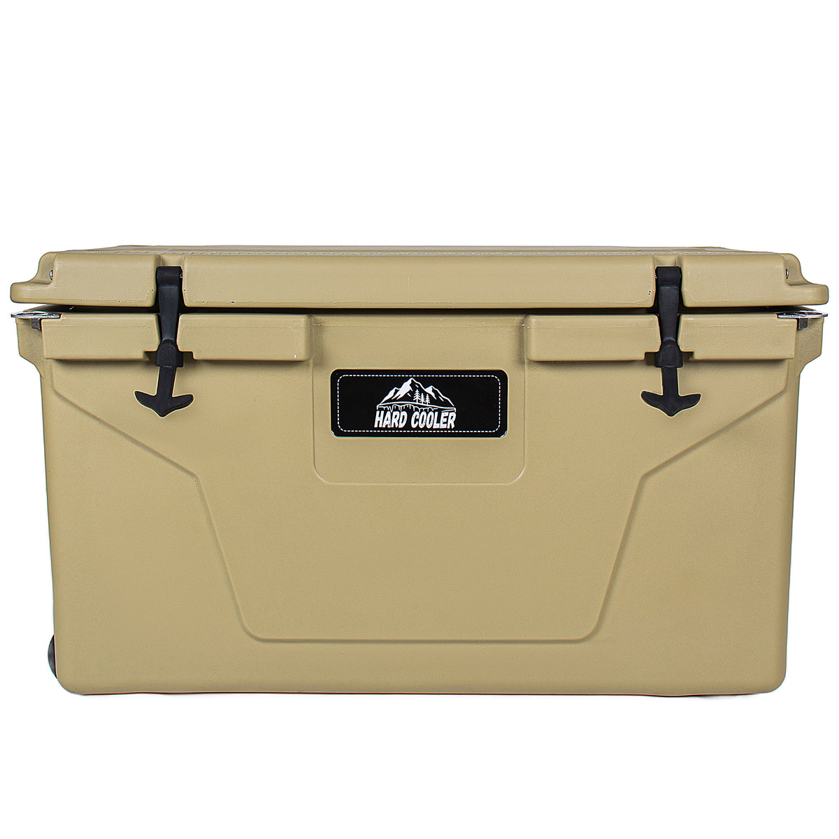 85 Quart Khaki Cooler, Bear-Resistant Rotomolded Ice Chest – Ultra-Tough Insulated Cooler with 6-Day Ice Retention for Camping, Fishing, Job Site & Off-Grid Adventures