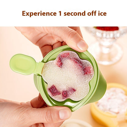 Creative Flower Ice Cream Household Silicone Ice Cube Mold