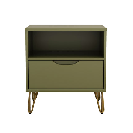 Nightstand in Olive Green