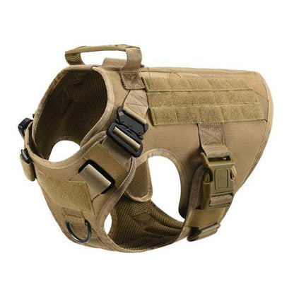 Military Tactical Dog Harness German Shepherd Adjustable Pet Dog Back - Eloy Royal