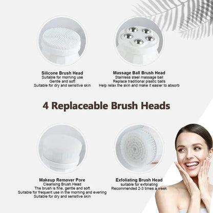 4 In 1 Facial Cleansing Brush - Eloy Royal