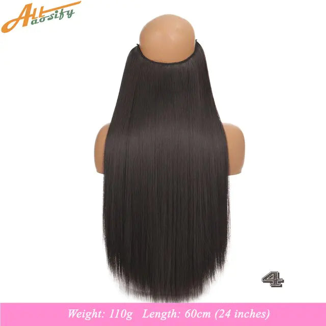 Synthetic No Clip Artificial Hair - Eloy Royal