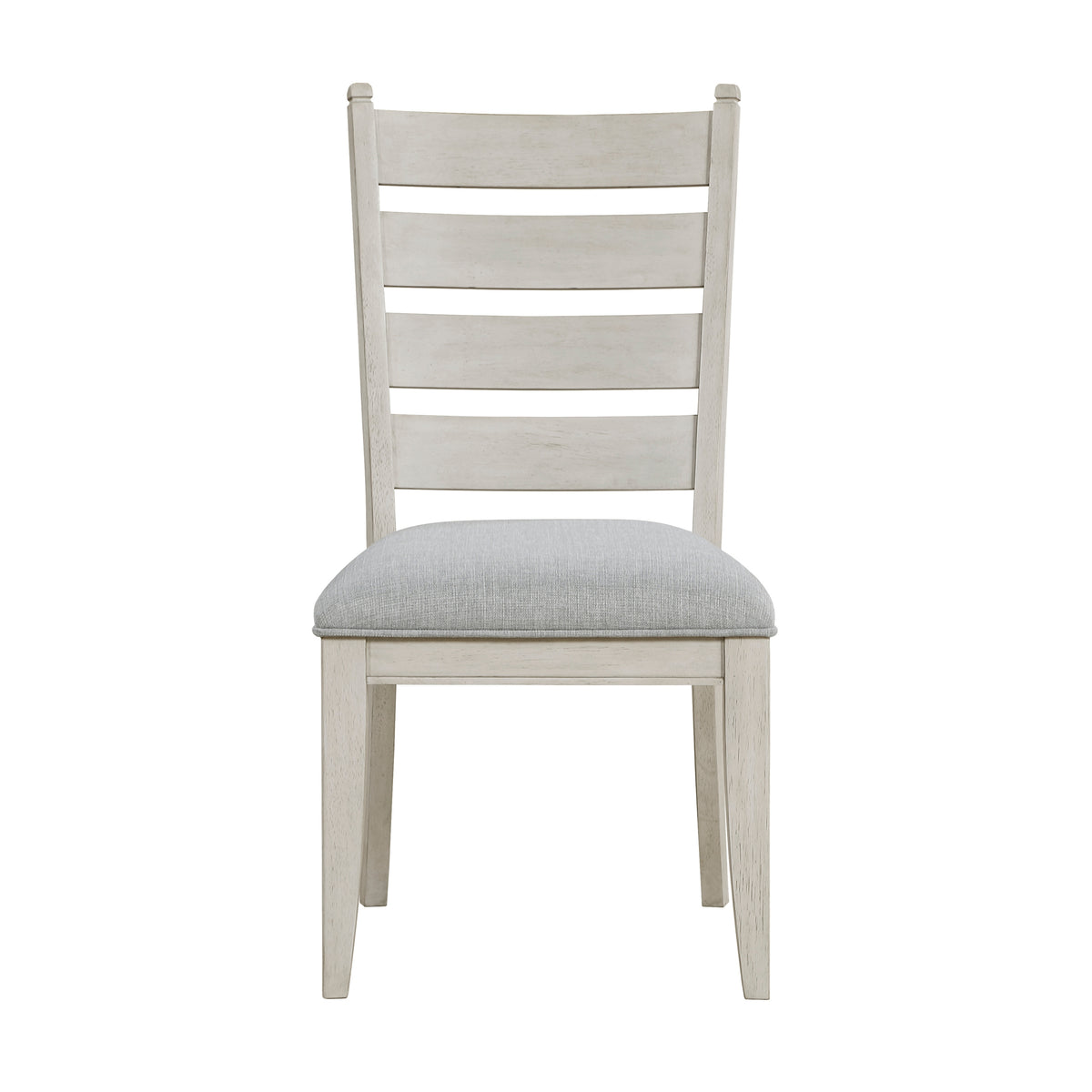 Side Chairs Dining Room Wood Veneer Rustic Set of 8 Gray