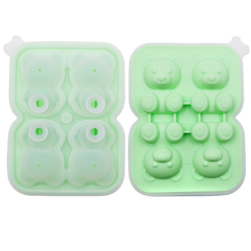 Bear Ice Cube Molded Silicone Ice Tray - Eloy Royal