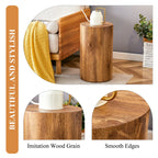 The cylindrical table with its patterned design can be easily integrated into a variety of interior styles, from coffee tables to small dining tables, workbenches or makeshift writing desks. - Eloy Royal