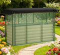 Galvanized Steel Planter Box,Crop Cage and Shade Cloth with Raised Garden Bed
