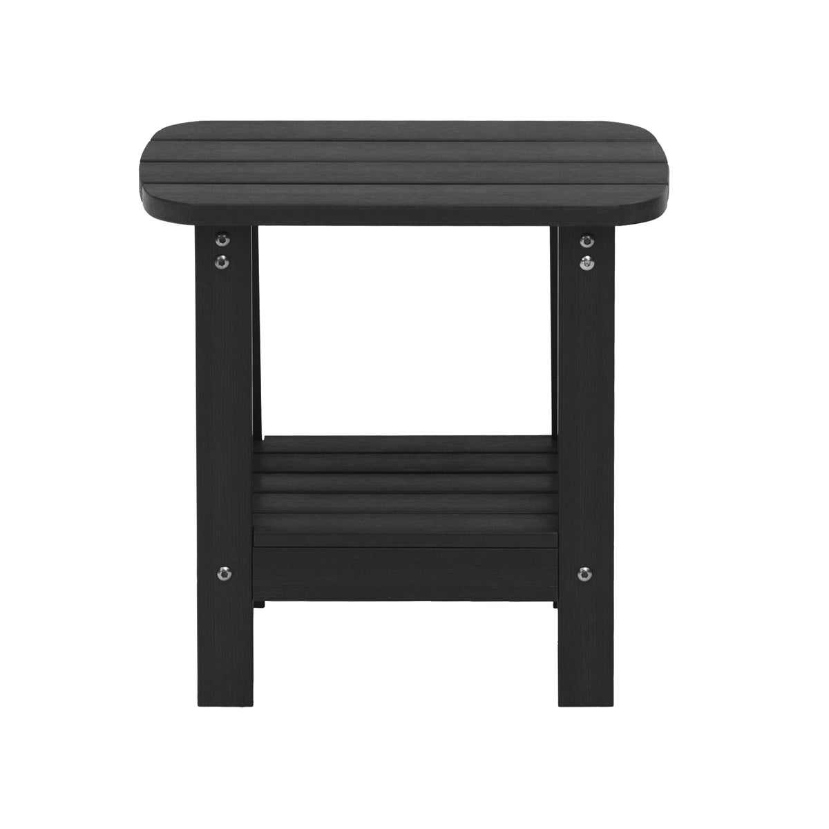 18.9inch Outdoor Double floor Resin Side Table
