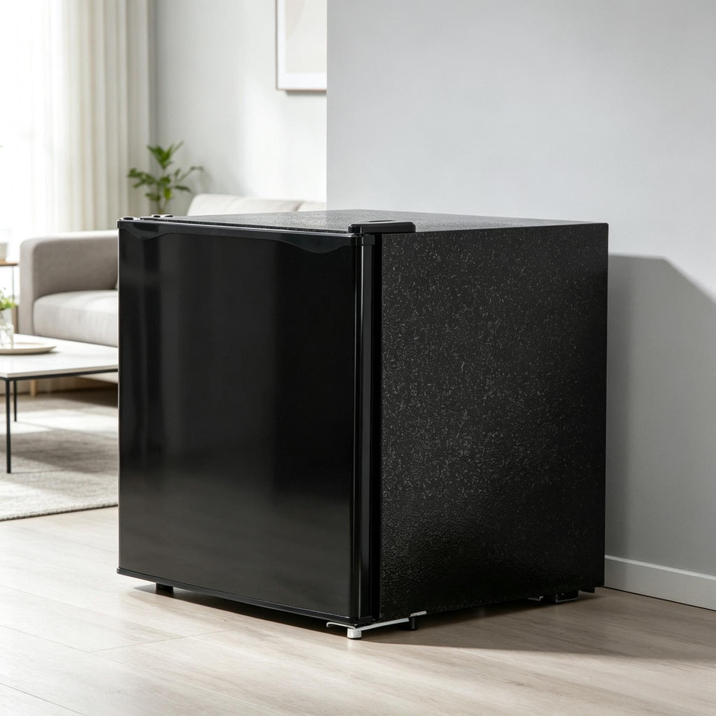 Space-Saving Refrigerator,Compact Single-Door Mini Fridge,Versatile Mini Cooler