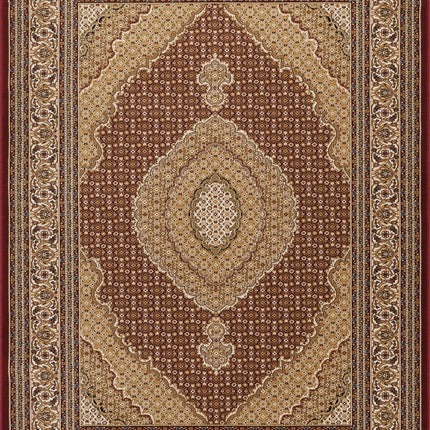 Manchester GC_HER5004 Red . 10 in. x . 6 in. Area Rug