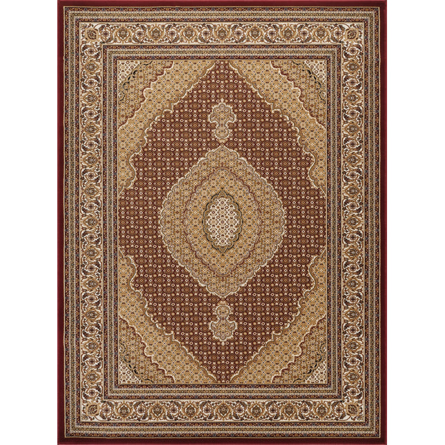 Manchester GC_HER5004 Red . 10 in. x . 6 in. Area Rug