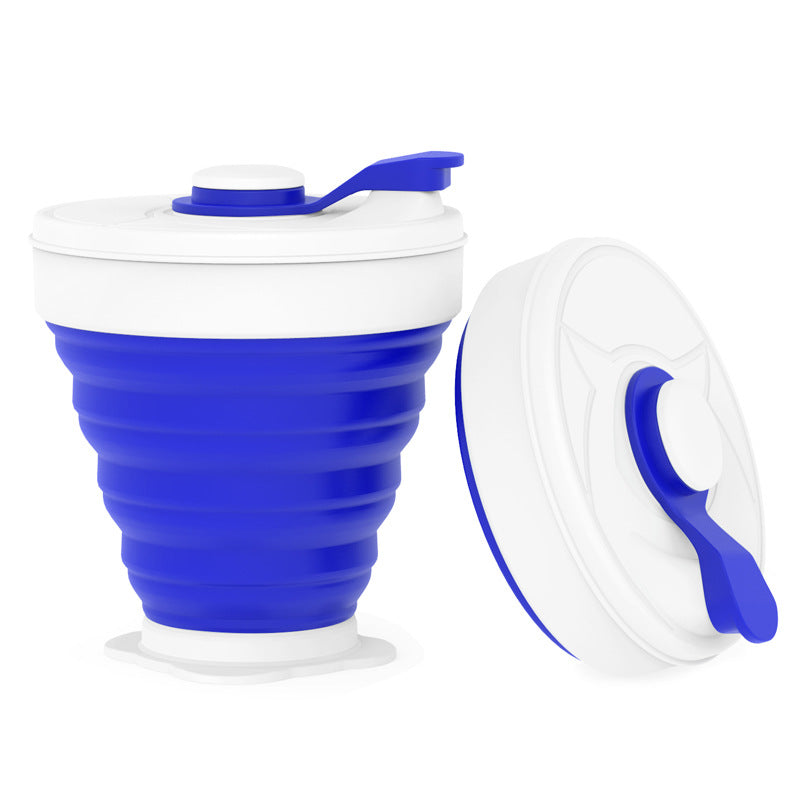 Silicone Folding Coffee Cup Heat Insulation And Anti-scalding Sports Bottle, Outdoor Portable Folding Water Cup - Eloy Royal