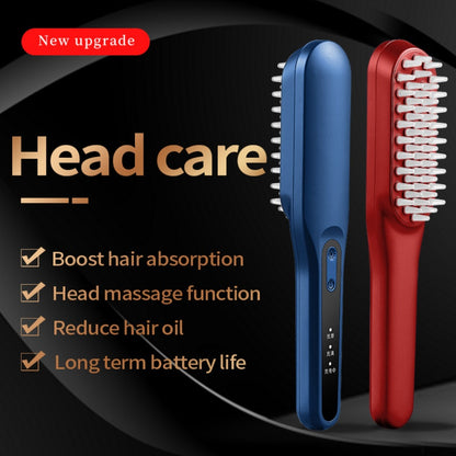 Head Massager Red And Blue Color Light Comb