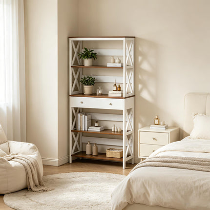 Chic Storage Shelf,Display Shelf,Bookshelf with Drawer,Display Rack in office