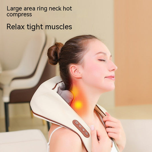 Home Kneading Hot Compress Shoulder And Neck Massager - Eloy Royal