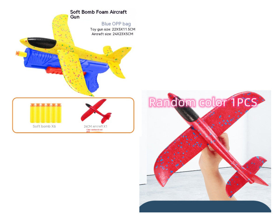 Ejection Foam Airplane Children's Toy Foam Gun