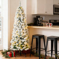 Easy to Assemble Fir Artificial Christmas Tree with Realistic Branches,LED Lights