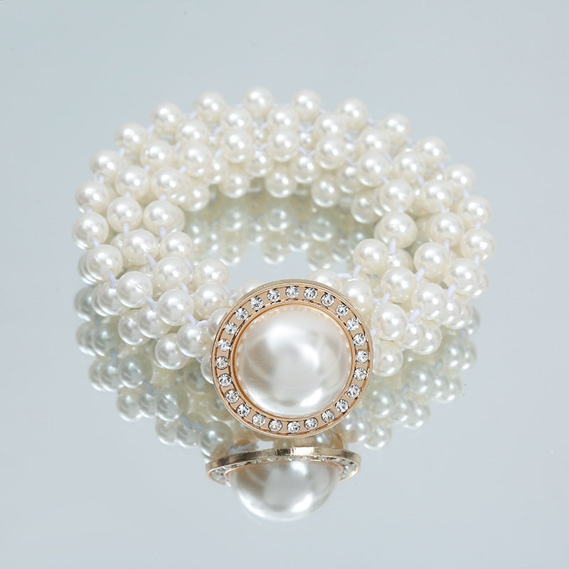 Fashion Jewelry Women's White Pearl Waist Chain Decoration - Eloy Royal