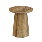 Wooden Coffee Table,Small End Table,Side Table,Round Reading Table - Eloy Royal