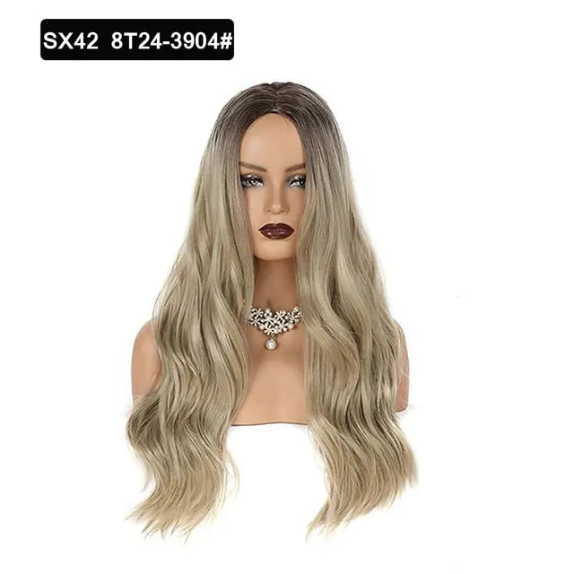 Wavy Middle Part Wigs - Eloy Royal