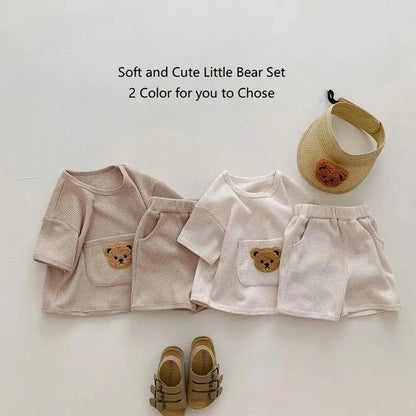 Bear Waffle Toddler Set - Eloy Royal