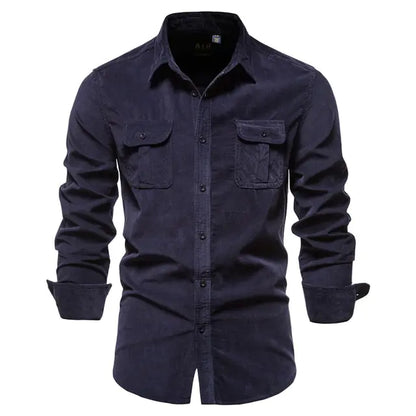 Men's Business Casual Corduroy Shirt - Eloy Royal