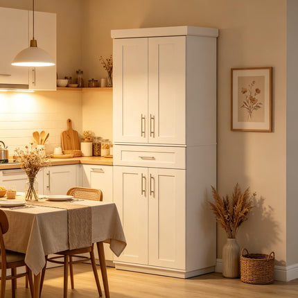 Spacious Freestanding Storage Cabinet,Kitchen Pantry Cabinet,Tall Storage Cabinet(Only Tall Pantry Cabinet)