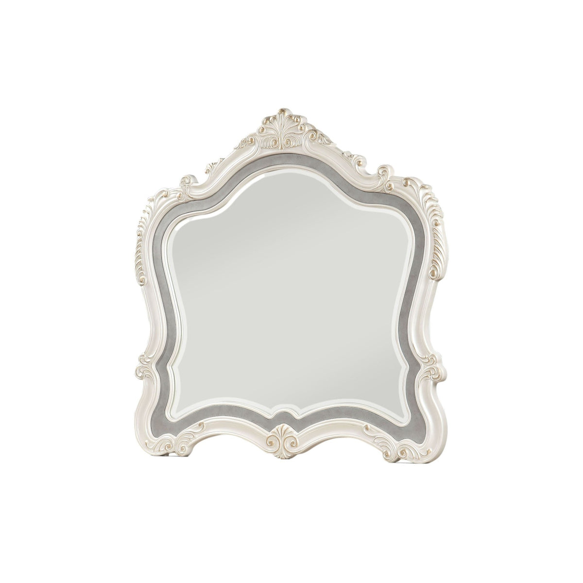 Chantelle Pearl White Finish Mirror