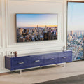 78.7' x 13.8' x 17.8' TV Stand-High Gloss Blue