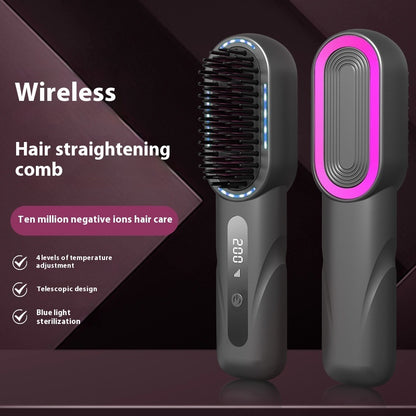 Multi-gear Adjustment Retractable Portable Wireless Straight Comb