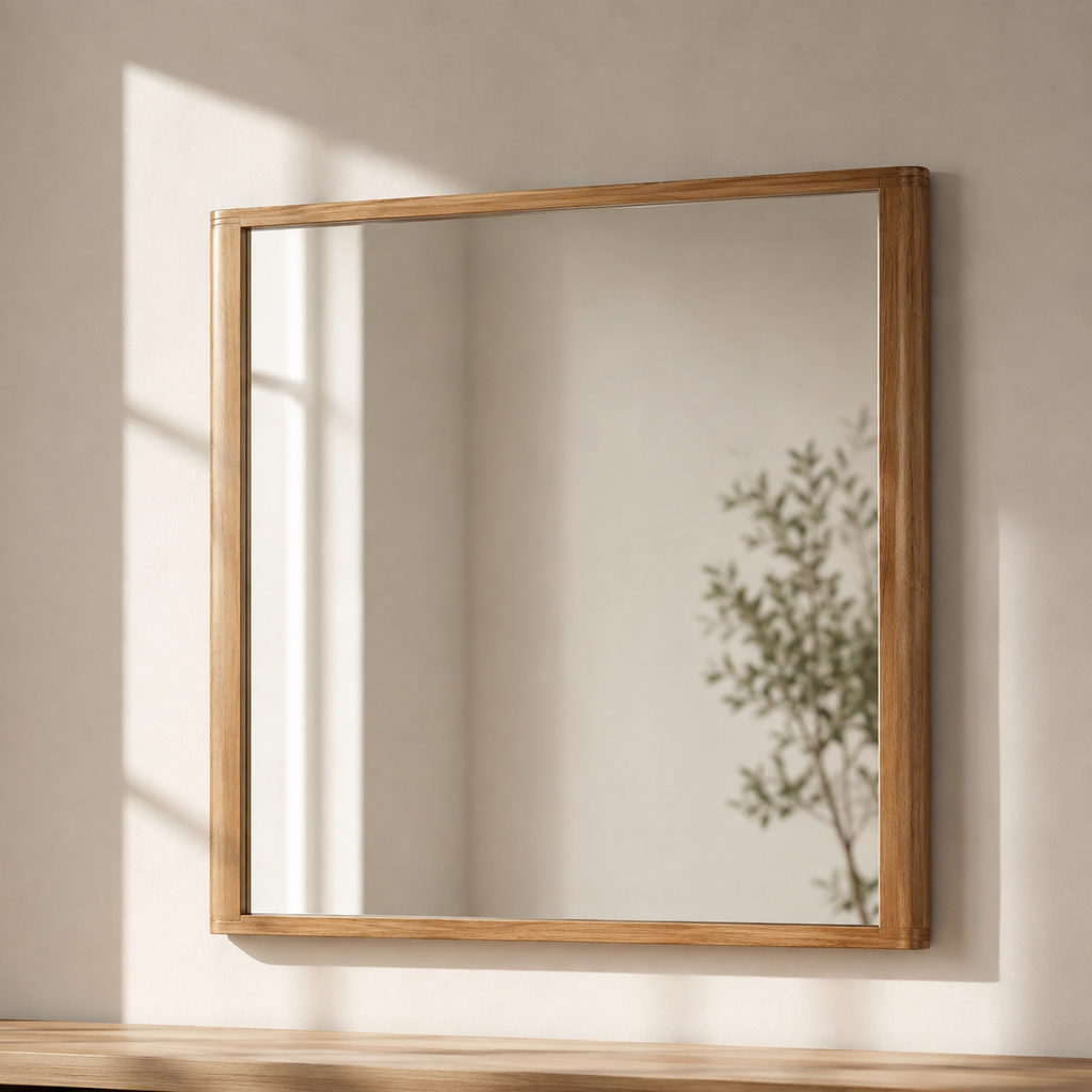 Zoey Oak Mirror