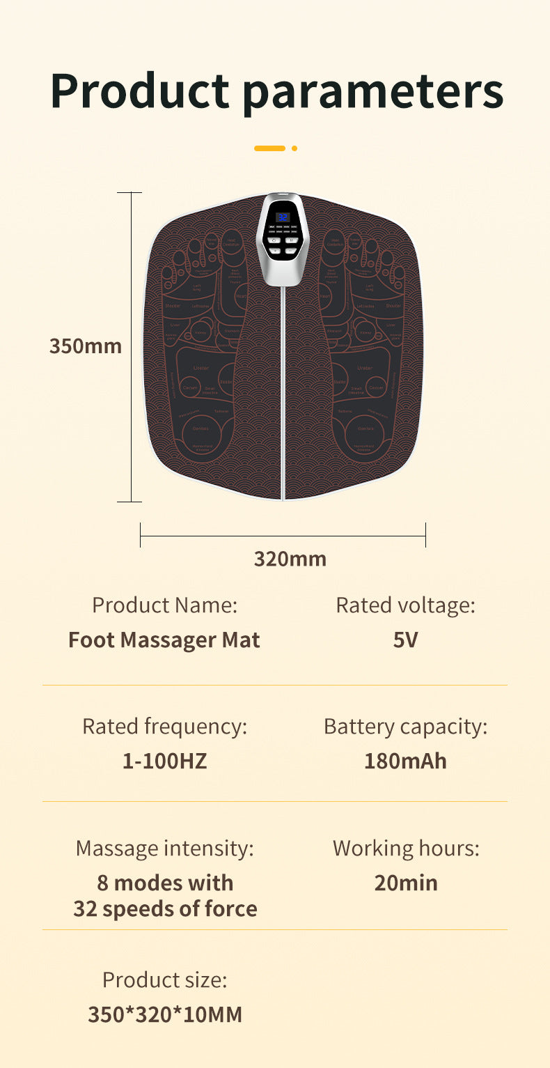 EMS Pedicure Machine Foot Pad Micro Current - Eloy Royal