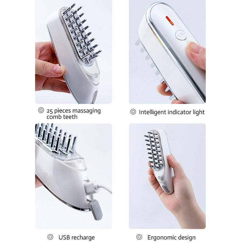 Head  LED Red Light Scalp Massage Electric Comb