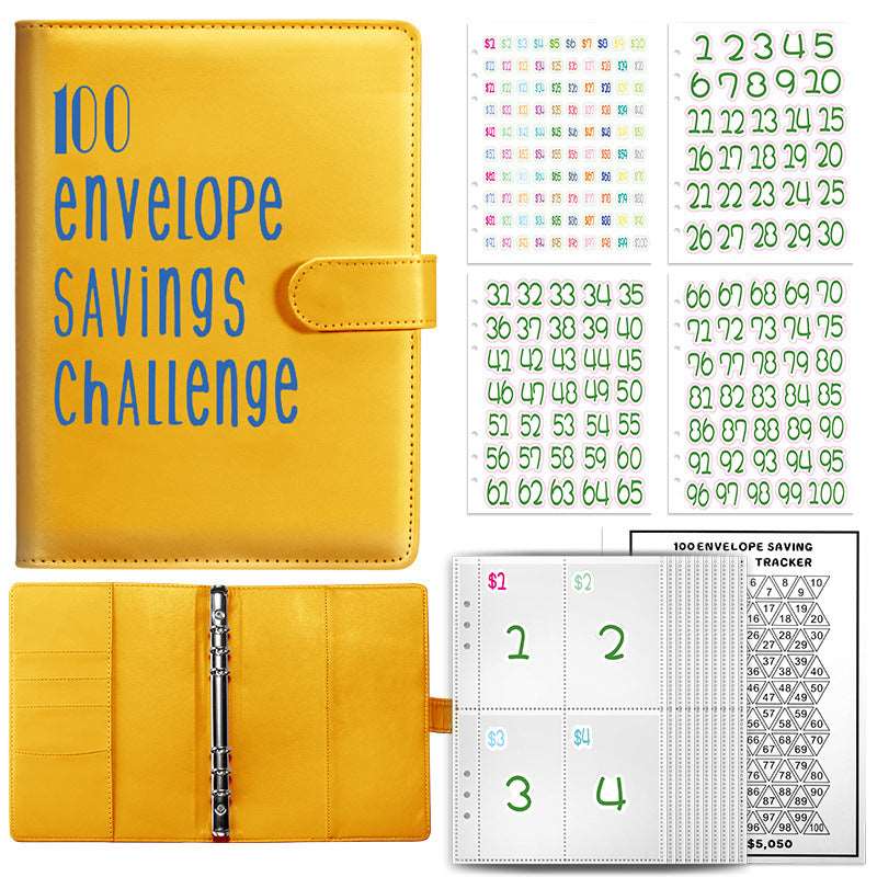 100 Days Couple Challenge Cash Envelope Budget Deposit And Savings Copies