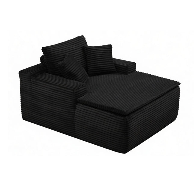 47'Extra-Large Corduroy Recliner Sofa, Upholstered Sofa Bed Indoor with Seat for Living Room