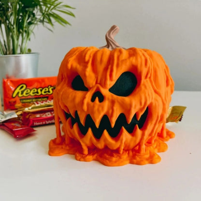 Melting Halloween Pumpkin Candy Bowl